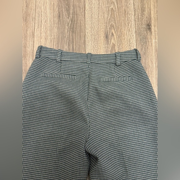 Favorite Daughter Women’s Wool Green Houndstooth Wool Pants Size 2 $248 Retail - Picture 6 of 7